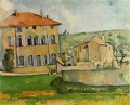 House and Farm at Jas de Bouffan Paul Cezanne scenery